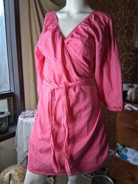 Joe Fresh cotton wrap summer dress M